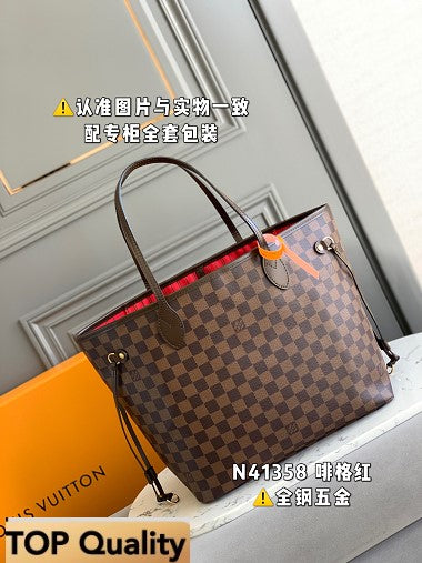 M40995 Neverfull Shoulder Bag Damier Canvas MM