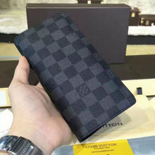 Load image into Gallery viewer, N62665 Brazza Wallet Damier Graphite Canvas
