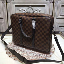 Load image into Gallery viewer, N41466 Porte-Documents Voyage PM Briefcase Damier Ebene Canvas
