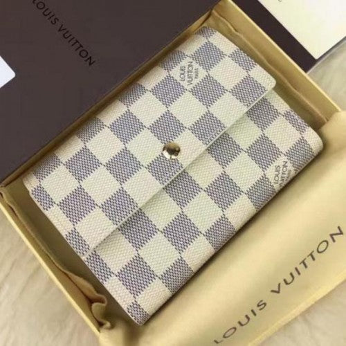 N63068 Alexandra Wallet Damier Azur Canvas