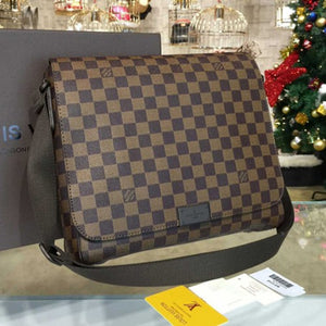 N41212 District MM Messenger Bag Damier Ebene Canvas