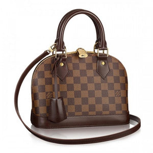 N41221 Alma BB Tote Bag Damier Ebene Canvas