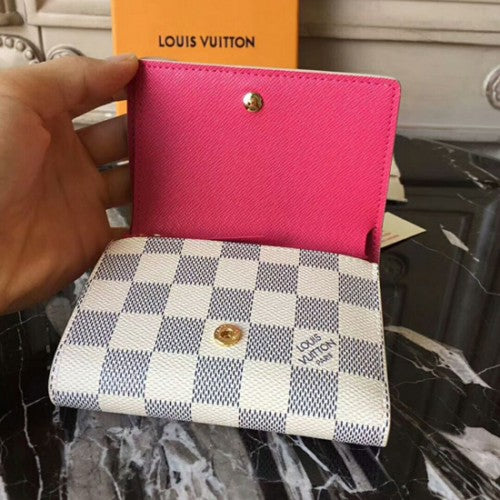 Victorine Wallet N60059 Damier Azur Canvas