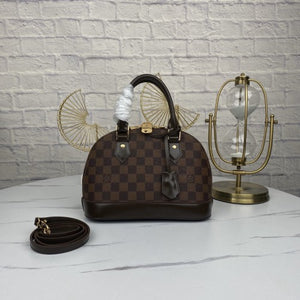 N41221 Alma BB Tote Bag Damier Ebene Canvas