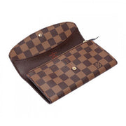 N63019 Emilie Wallet Damier Ebene Canvas