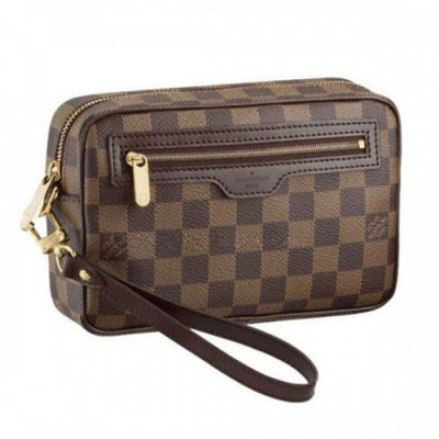 N61739 Macao Clutch Damier Ebene Canvas