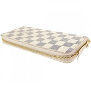 N61210 Clemence Wallet Damier Azur Canvas