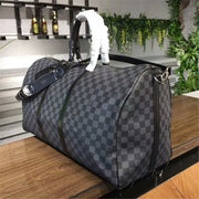 N41413 Keepall Bandouliere 55 Duffel Bag Damier Graphite Canvas