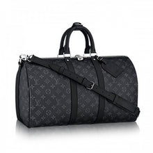 Load image into Gallery viewer, M40569 Keepall Bandouliere 45 Duffel Bag Monogram Eclipse Canvas
