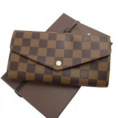 N63209 Sarah Wallet Damier Ebene Canvas