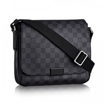 N41260 District PM Messenger Bag Damier Graphite Canvas