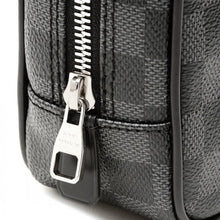 Load image into Gallery viewer, N47521 Toilet Pouch GM Damier Graphite Canvas
