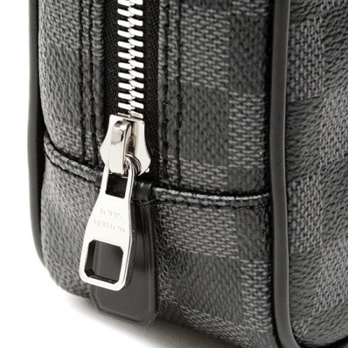 N47521 Toilet Pouch GM Damier Graphite Canvas