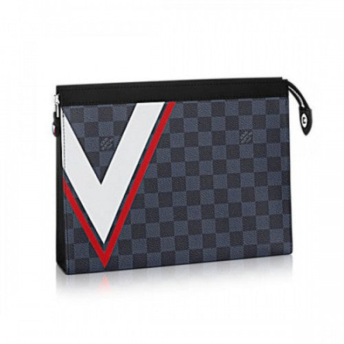 N64023 Pochette Voyage MM Damier Cobalt Canvas