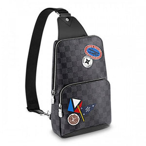 Avenue Sling Bag N41056 Damier Graphite Canvas