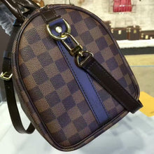 Load image into Gallery viewer, N41368 Speedy Bandouliere 25 Tote Bag Damier Ebene Canvas
