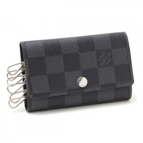 N62662 6 Key Holder Damier Graphite Canvas