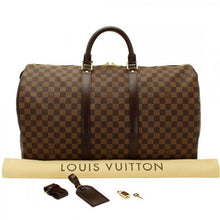 Load image into Gallery viewer, N41427 Keepall 50 Duffel Bag Damier Ebene Canvas
