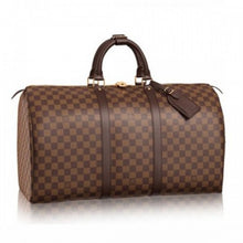 Load image into Gallery viewer, N41427 Keepall 50 Duffel Bag Damier Ebene Canvas
