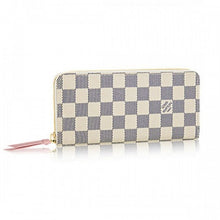 Load image into Gallery viewer, N61264 Clemence Wallet Damier Azur Canvas
