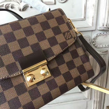 Load image into Gallery viewer, N53000 Croisette Crossbody Bag Damier Ebene Canvas
