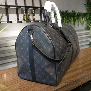 M40605 Keepall 55 Bandouliere Duffel Bag Monogram Eclipse Canvas