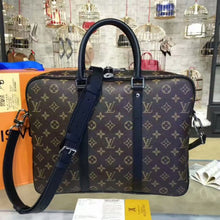 Load image into Gallery viewer, M52005 Porte-Documents Voyage PM Briefcase Monogram Macassar Canvas
