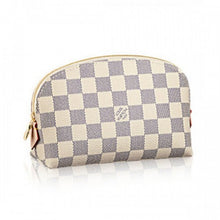 Load image into Gallery viewer, N60024 Cosmetic Pouch Damier Azur Canvas
