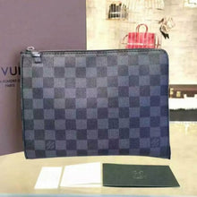 Load image into Gallery viewer, N41502 Pochette Jour PM Damier Graphite Canvas
