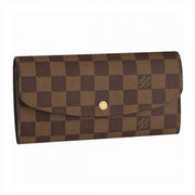 N63019 Emilie Wallet Damier Ebene Canvas