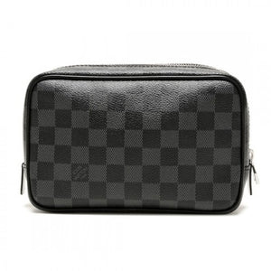 N47521 Toilet Pouch GM Damier Graphite Canvas