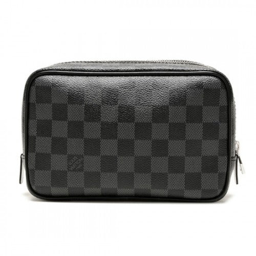 N47521 Toilet Pouch GM Damier Graphite Canvas