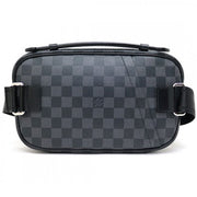 N41289 Ambler Hip Pack Damier Graphite Canvas