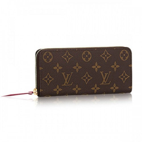 M60742 Clemence Wallet Monogram Canvas