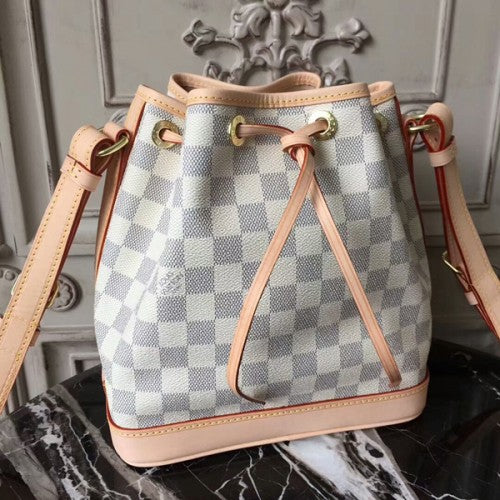 N41220 Noe BB Shoulder Bag Damier Azur Canvas