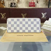 N61264 Clemence Wallet Damier Azur Canvas