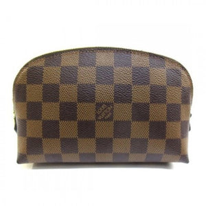 N47516 Cosmetic Pouch Damier Ebene Canvas