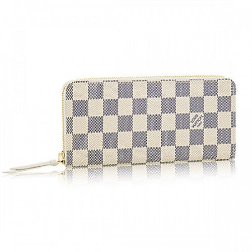 N61210 Clemence Wallet Damier Azur Canvas