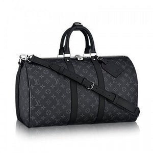 M40569 Keepall Bandouliere 45 Duffel Bag Monogram Eclipse Canvas