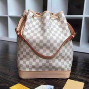 N42222 Noe Shoulder Bag Damier Azur Canvas