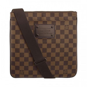 N41100 Pochette Plate Brooklyn Crossbody Bag Damier Ebene Canvas