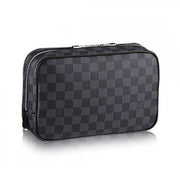 N47521 Toilet Pouch GM Damier Graphite Canvas