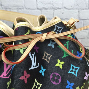 M42230 Petit Noe Shoulder Bag Monogram Multicolore Canvas