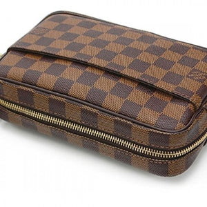 N61739 Macao Clutch Damier Ebene Canvas