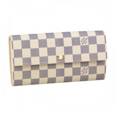 N61735 Sarah Wallet Damier Azur Canvas