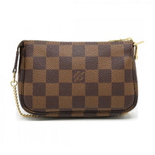 Load image into Gallery viewer, N58009 Mini Pochette Accessoires Damier Ebene Canvas
