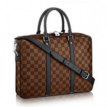 Load image into Gallery viewer, N41466 Porte-Documents Voyage PM Briefcase Damier Ebene Canvas
