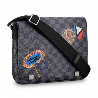 District PM N41054 Damier Graphite Canvas