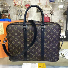 Load image into Gallery viewer, M52005 Porte-Documents Voyage PM Briefcase Monogram Macassar Canvas
