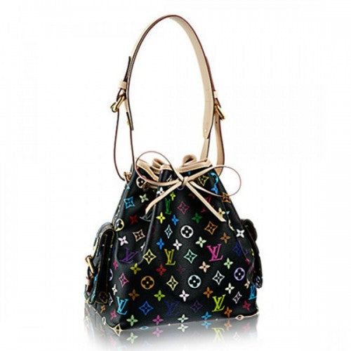 M42230 Petit Noe Shoulder Bag Monogram Multicolore Canvas